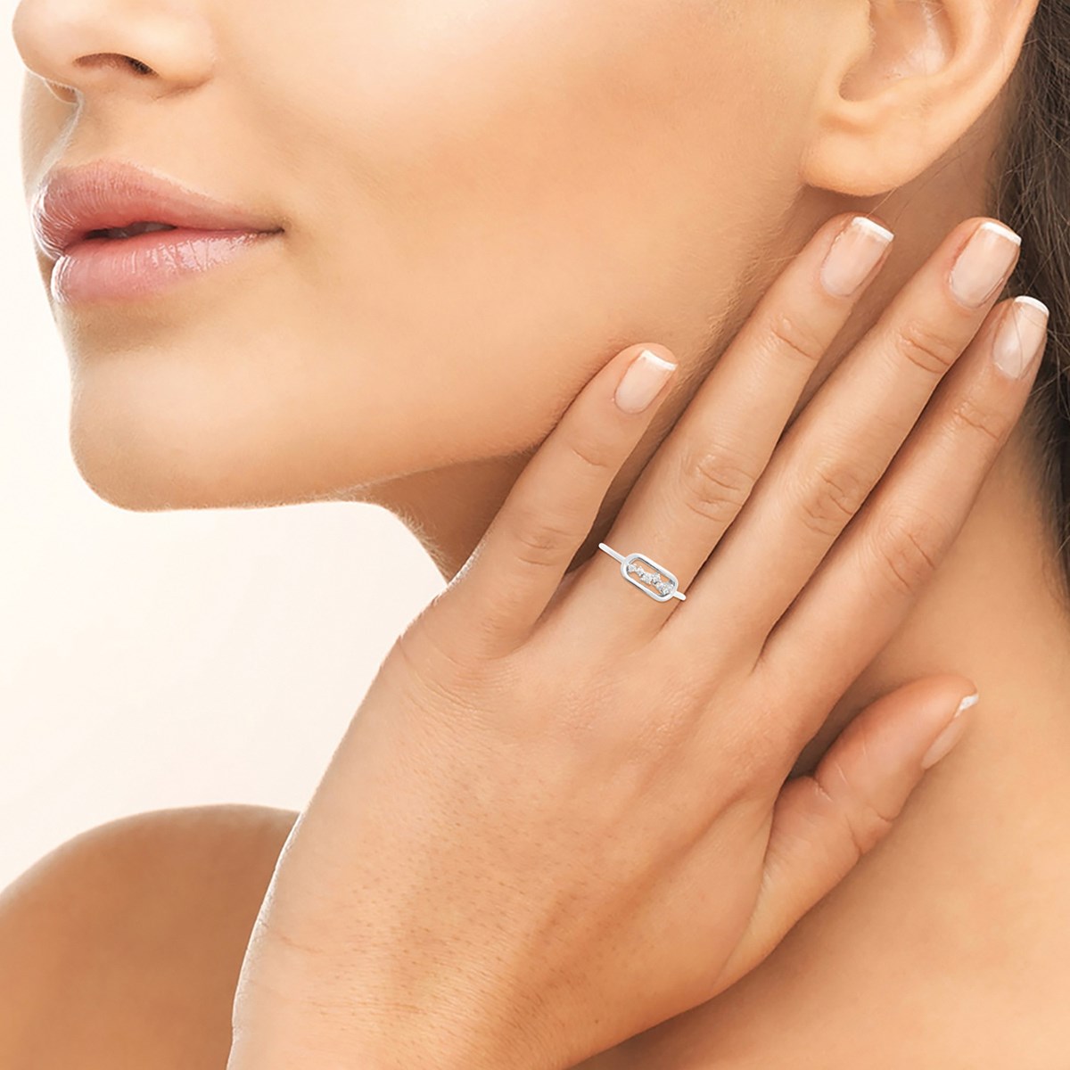 Bague Brillaxis constellation argent - vue 2