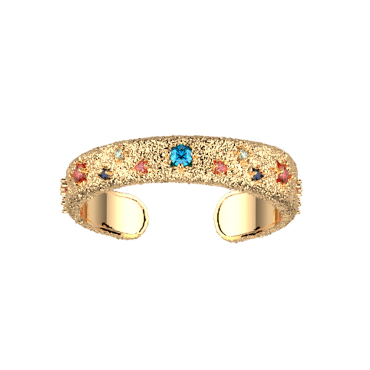 Bague Les Cadettes Estrella multicolore - vue 2