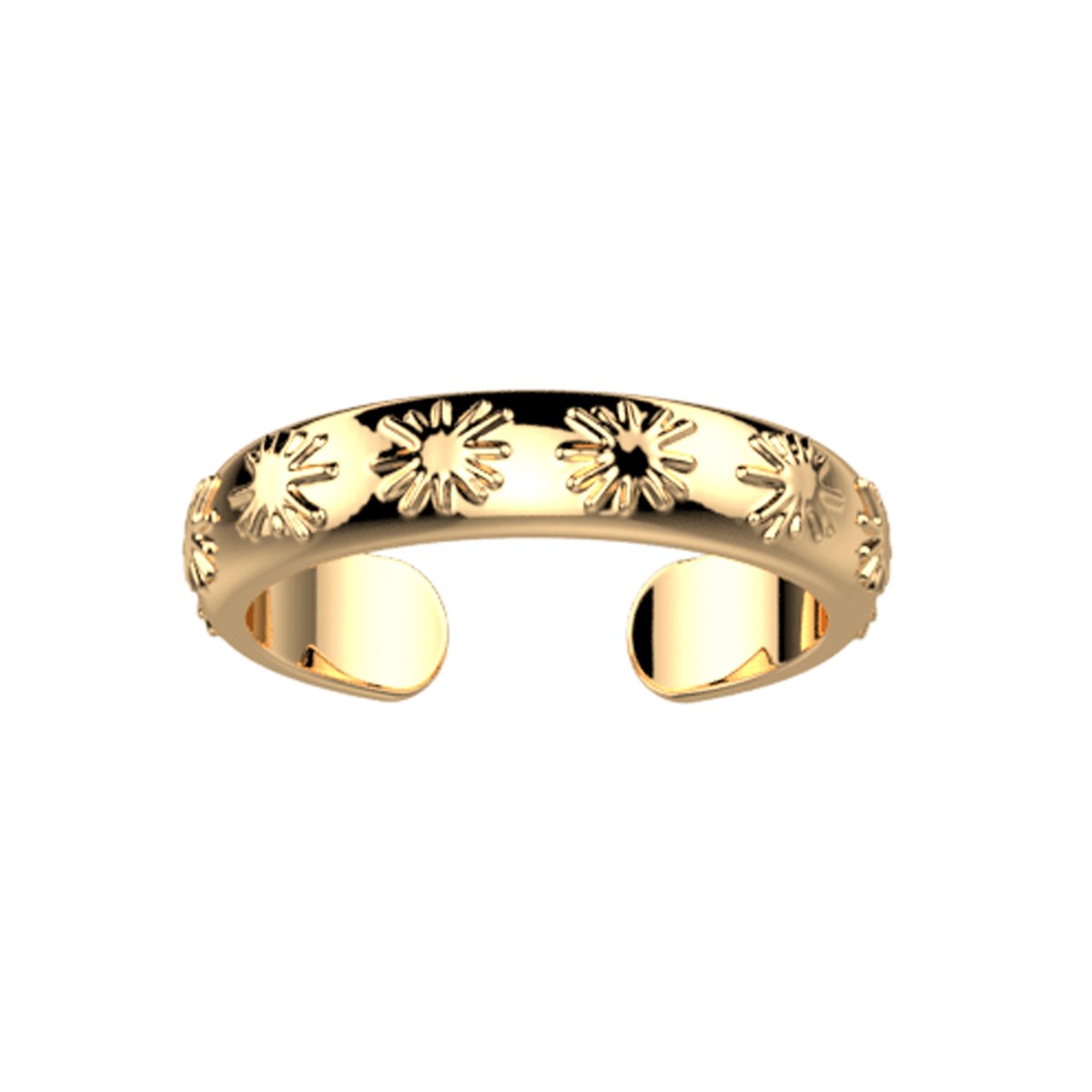 Bague Les Cadettes Radieuse dorée - vue 2