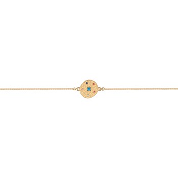 Bracelet souple Les Cadettes Estrella médaille