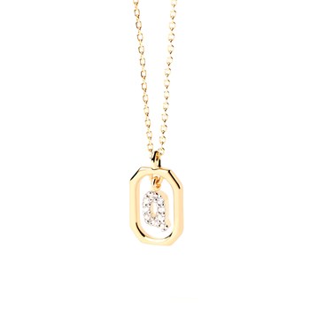 Collier Pdpaola Lettre Q Mini doré