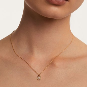 Collier Pdpaola Lettre Q Mini doré