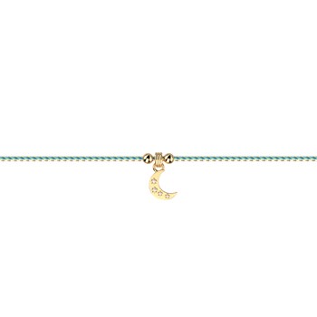 Bracelet Les Cadettes Felicidad cordon tressé lune