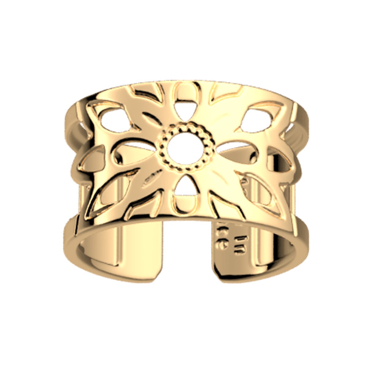 Bague Les Georgettes DAHLIA dorée 12MM - vue 2