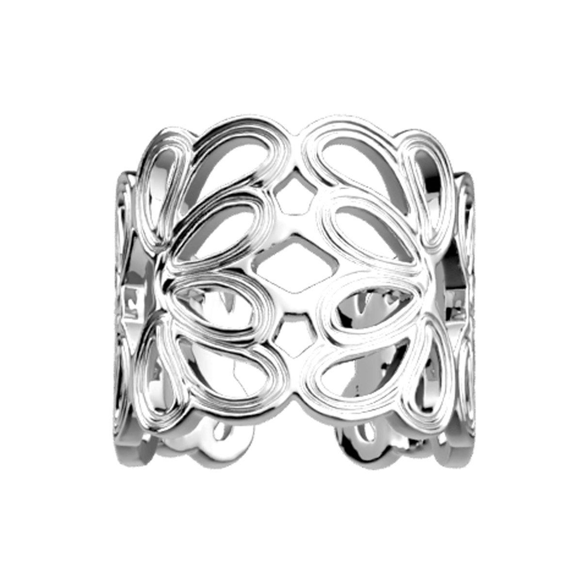 Bague Les Georgettes Flora argentée
T54 - vue 2