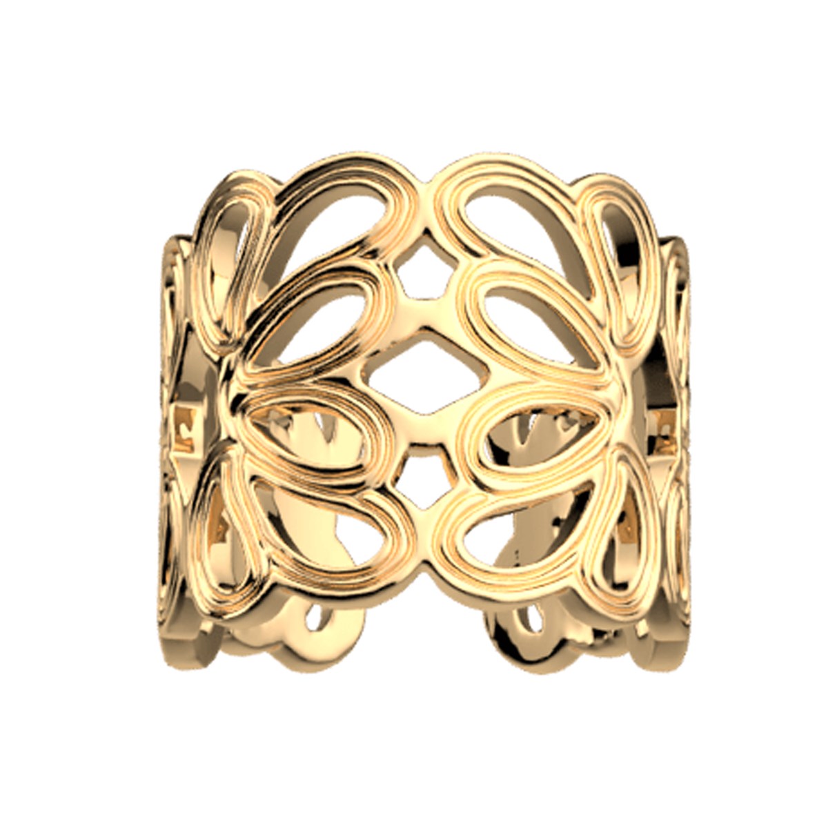 Bague Les Georgettes Flora dorée
T56 - vue 2