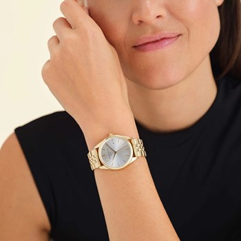 Montre femme Rosefield The Ace acier doré