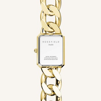 Montre femme Rosefield Octagon XS Chain Black Gold