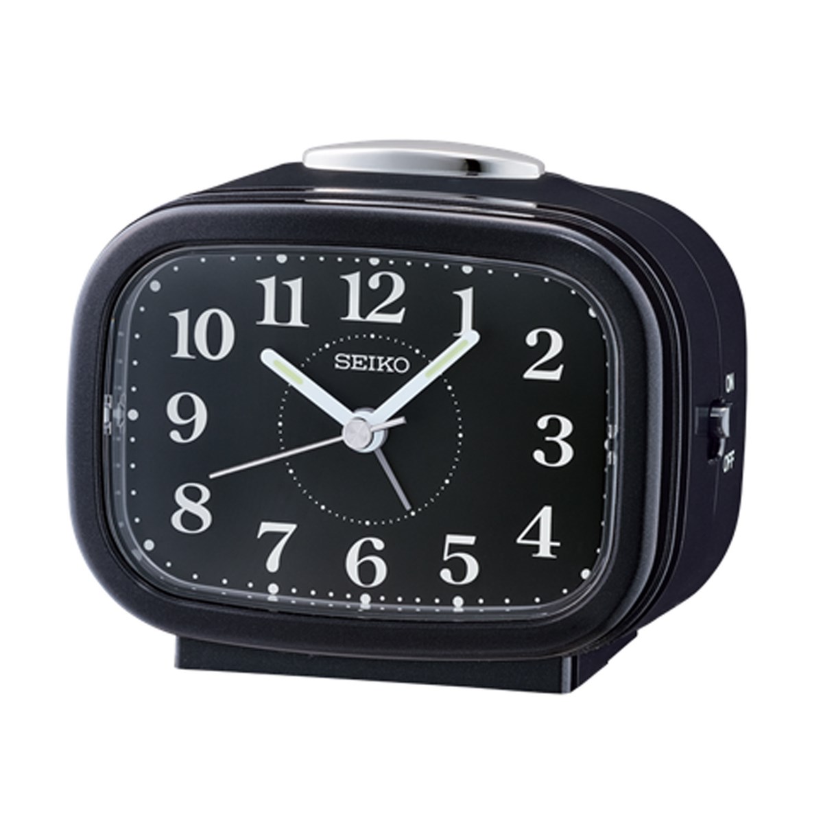 Réveil Seiko classique noir