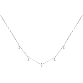 Collier multi-motifs en Argent avec oxyde de zirconium blanc