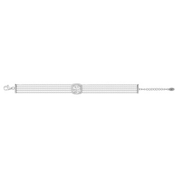 Bracelet Margaret en Argent avec oxyde de zirconium blanc
