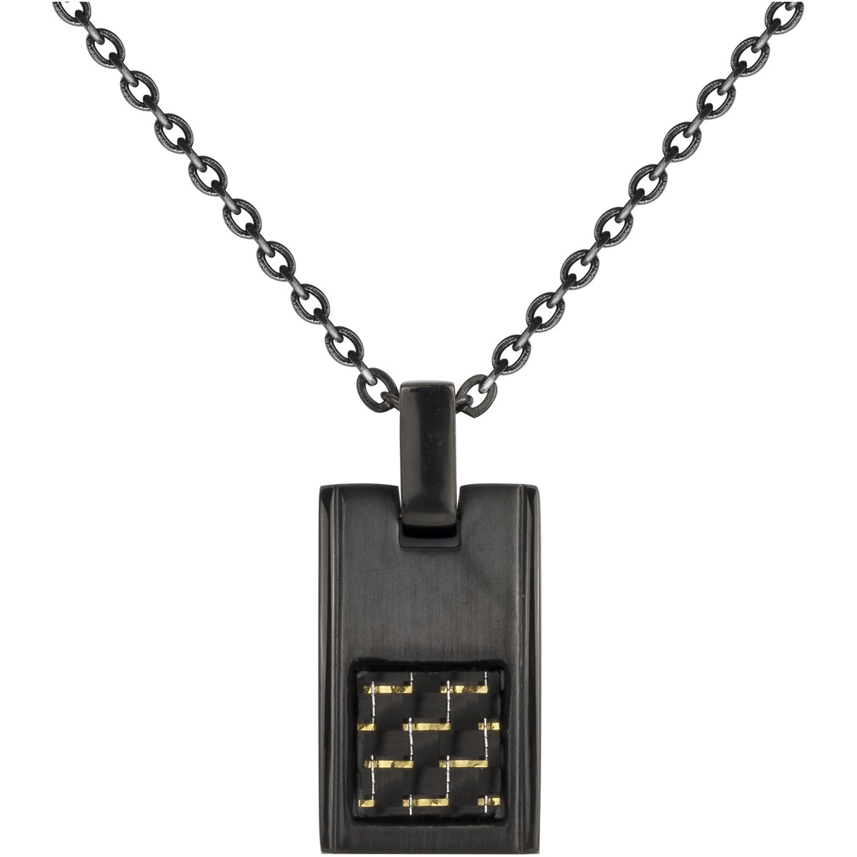 Collier mono-motif Séverin en Acier 316L
