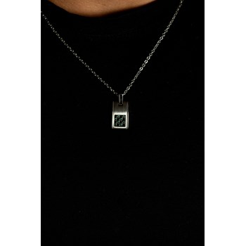 Séverin single-pattern necklace in 316L steel