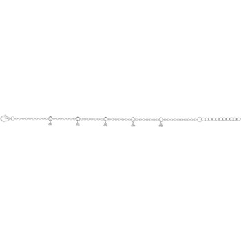 Bracelet souple multi-motifs en Argent avec oxyde de zirconium blanc