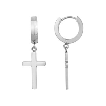 Tony hoop earrings in 316L steel