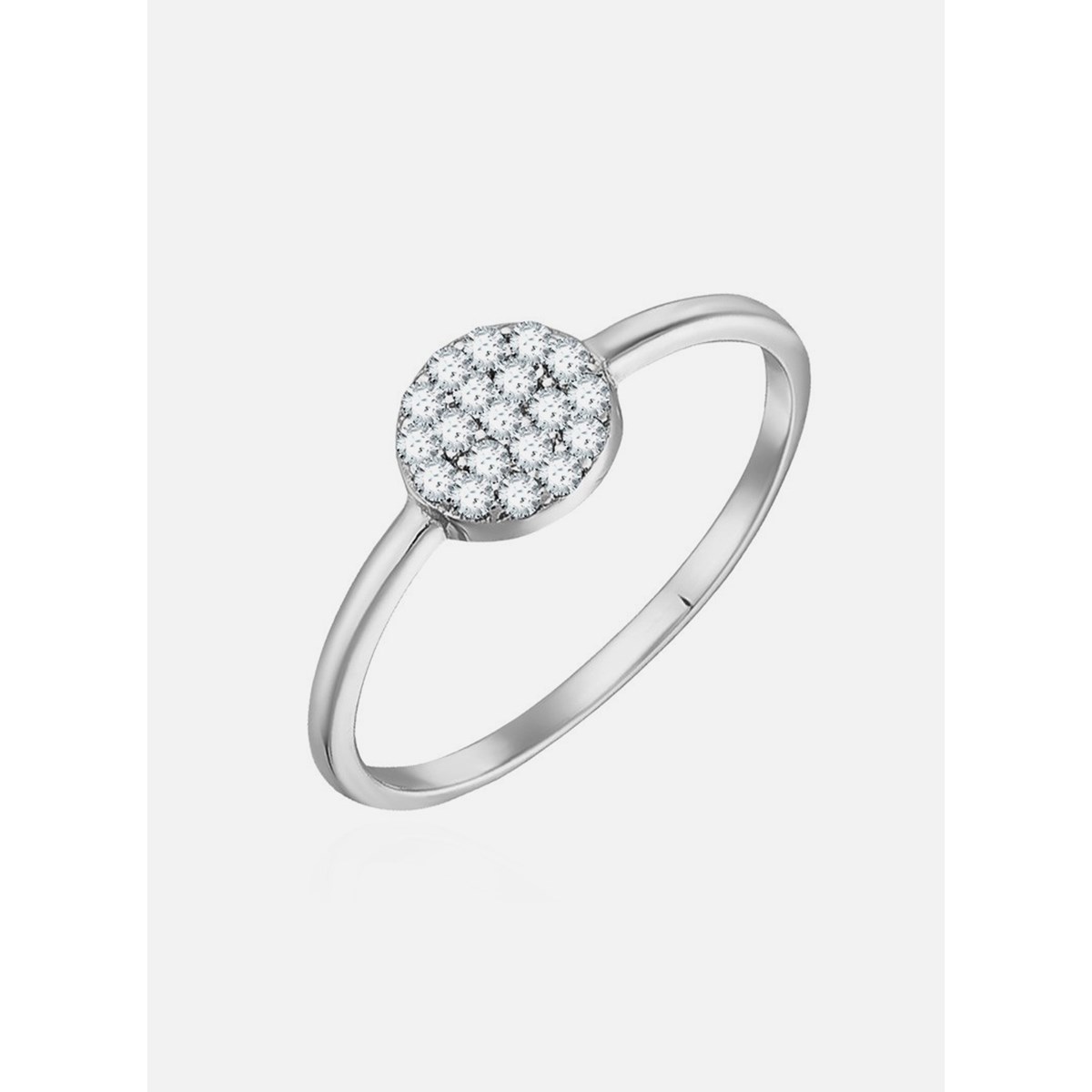 Bague Agatha Cristal argent T54 - vue 3