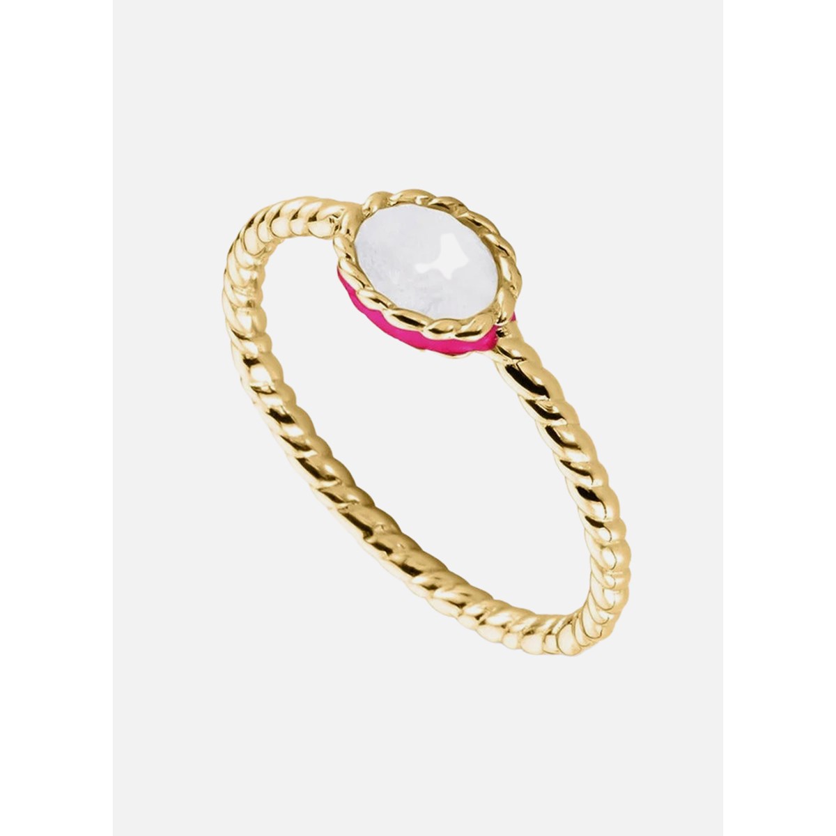 Bague Agatha Atma dorée nacre - vue 4