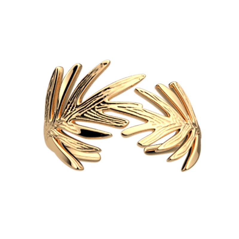 Bague Les Cadettes Croisette dorée - vue 2
