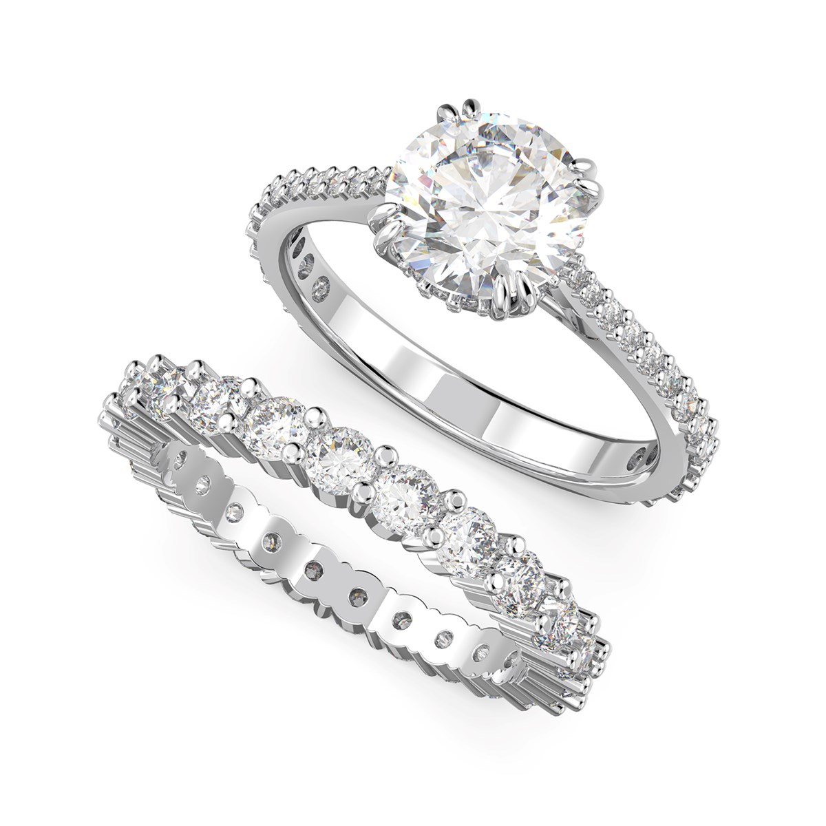 Set de bagues Swarovski Constella 55 - vue 3
