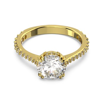 Bague Swarovski Stilla dorée 52