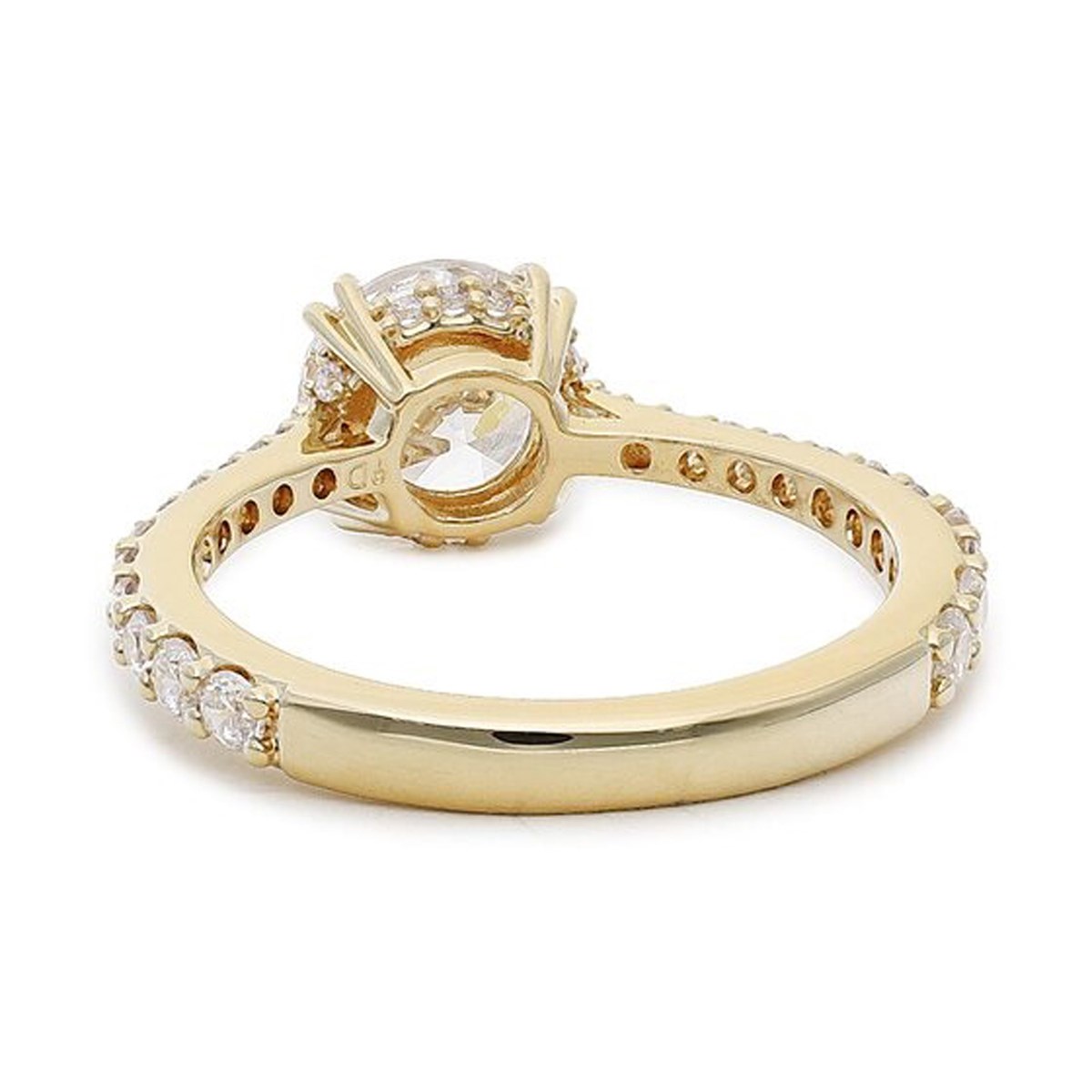 Bague Swarovski Stilla dorée 52 - vue 4