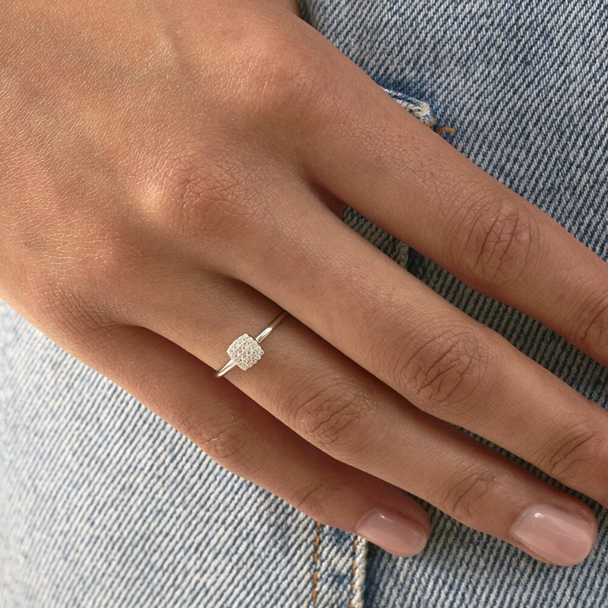 Bague Agatha Gloria argent - vue 5