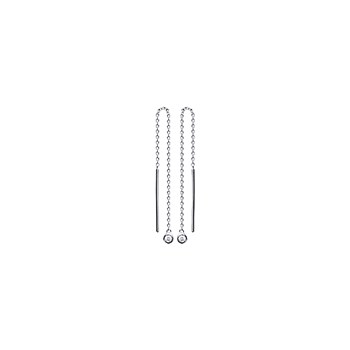 Boucles d'oreilles Brillaxis chaînette et oz
