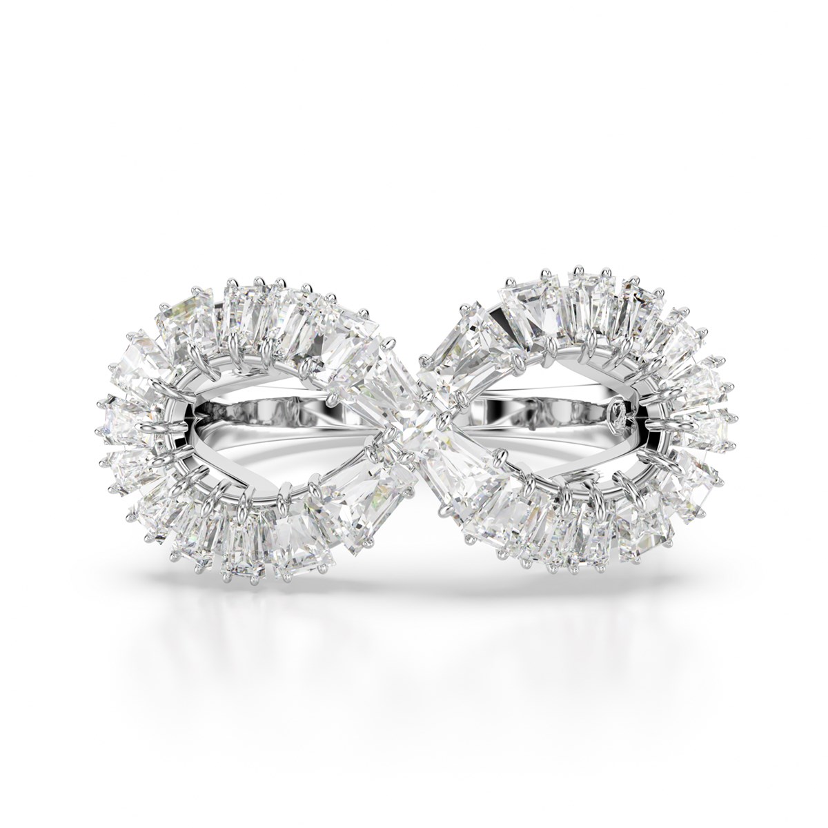 Bague cocktail Swarovski Hyperbola Infini T55 - vue 5