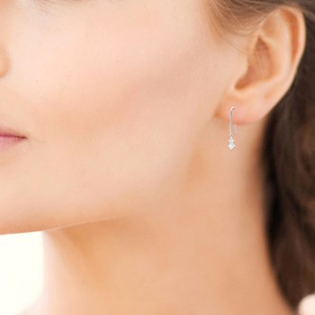 Boucles d'oreilles Brillaxis argent rhodié
oxydes de zirconium