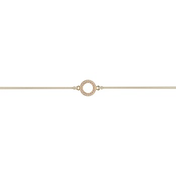 Bracelet Les Cadettes Chica cordon crème et oxydes