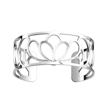 Bracelet jonc Les Georgettes collection flora
25 mm argenté