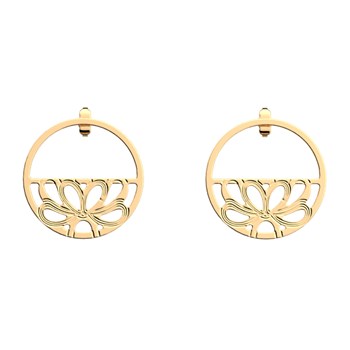 Boucles d'oreilles pendantes Les Georgettes Flora
30 mm dorées