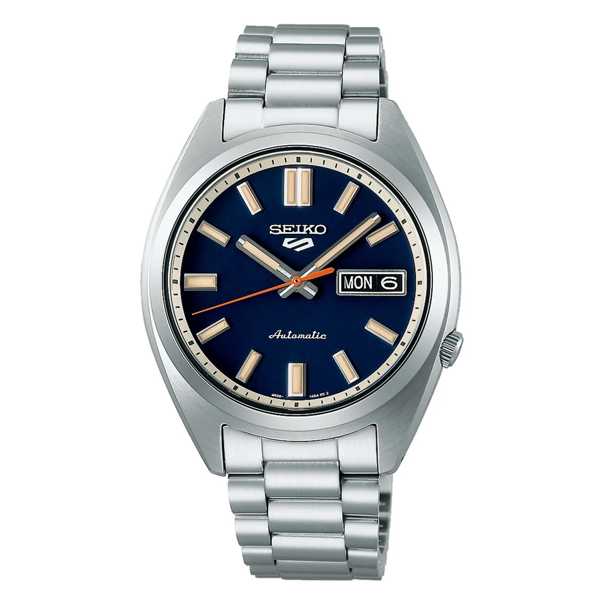 Montre Seiko Sport 5 automatique
fond bleu bracelet acier