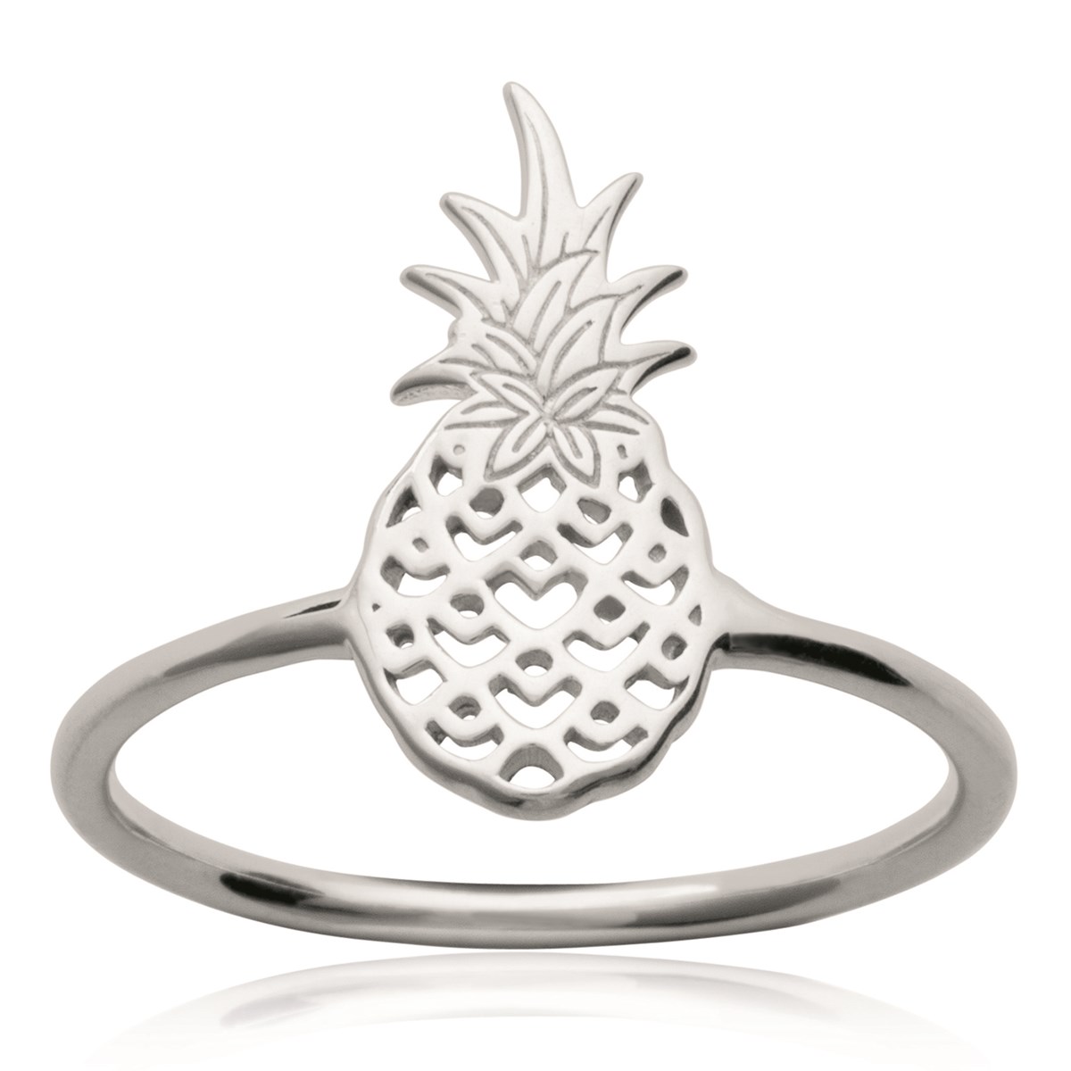 Bague Brillaxis ananas argent - vue 4