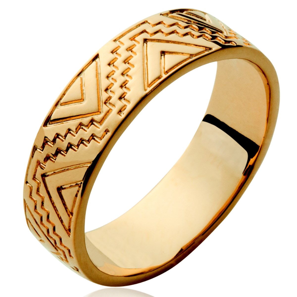 Bague Brillaxis inca plaqué or - vue 4