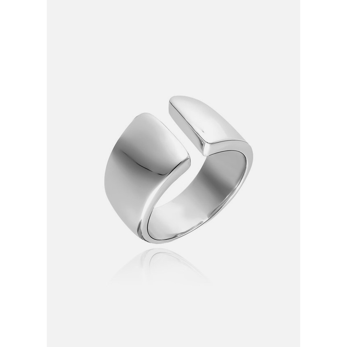 Bague Agatha large ouverte argent Aperta - vue 3