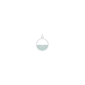 Pendentif Les Georgettes ibiza
laque vert d'eau