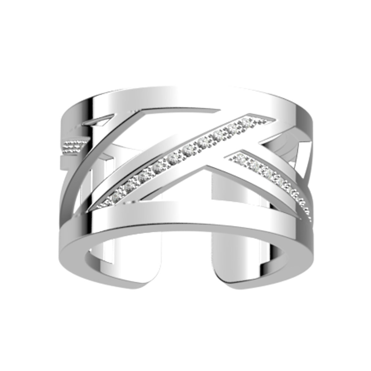 Bague Les Georgettes Les Précieuses Ruban argentée
12mm