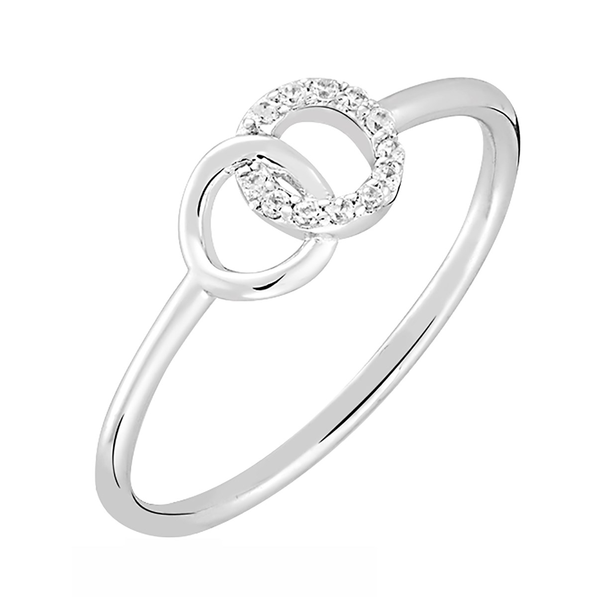 Bague Agatha argent oxydes Rondou - vue 4