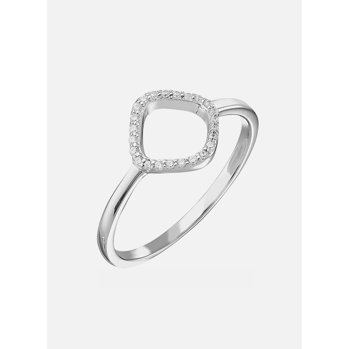 Bague Agatha argent oxydes Sissi - vue 3