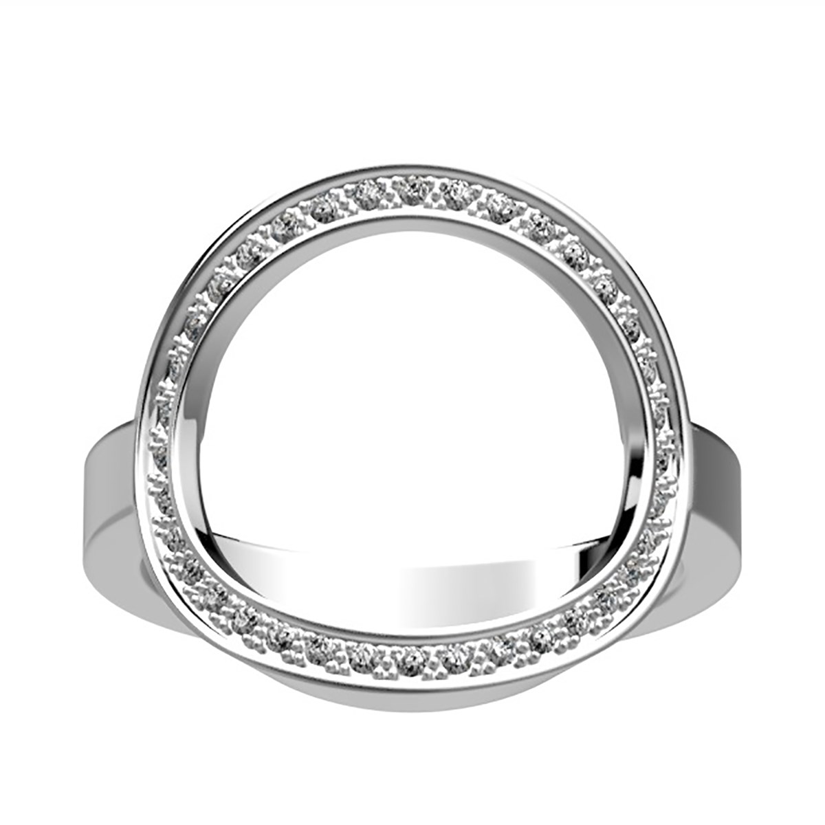 Bague Les Georgettes Pure argentée 16mm
collection Les Précieuses - vue 2