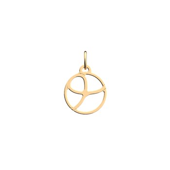 Pendentif Les Georgettes Valse doré 16mm