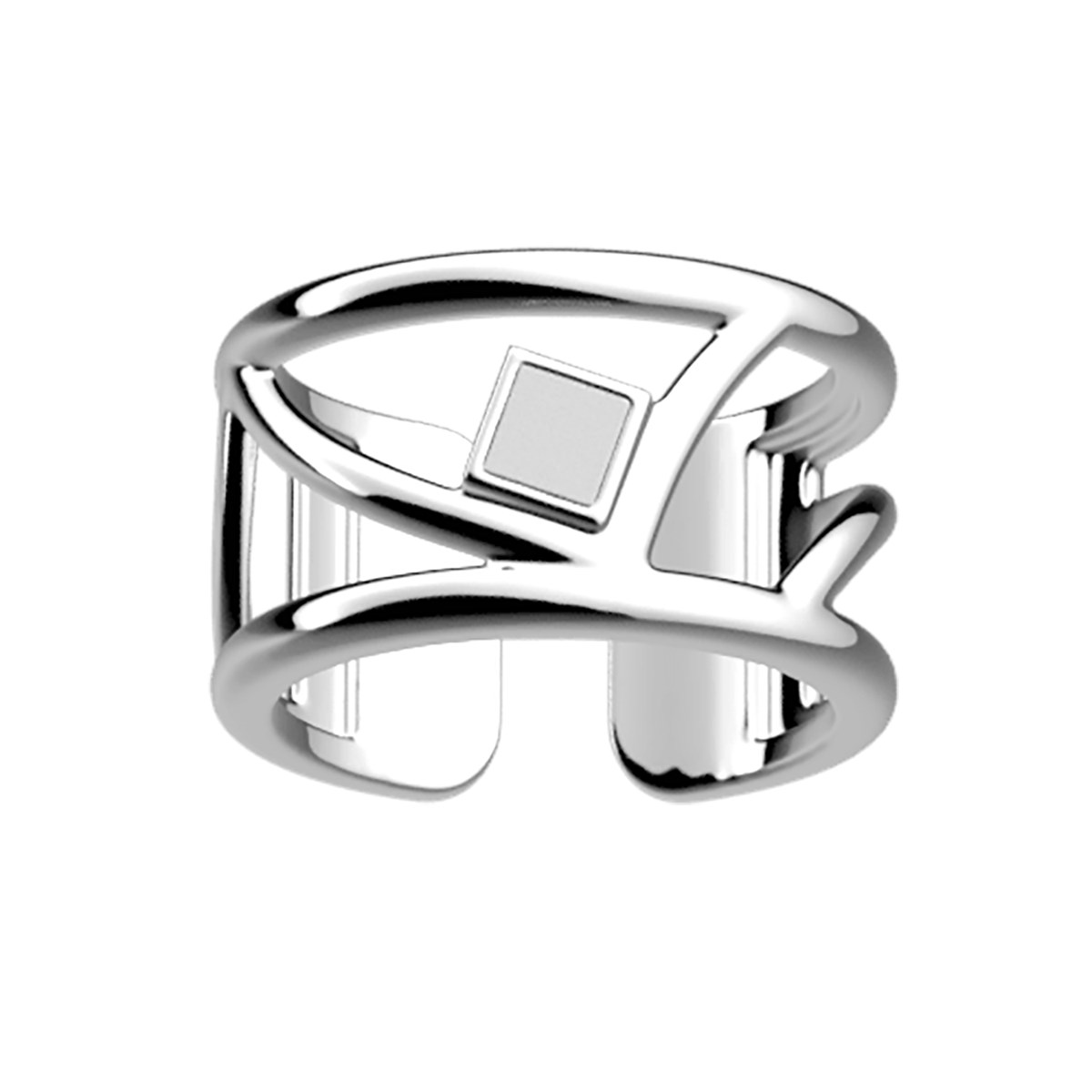 Bague Les Georgettes Charleston argentée 12mm
Collection Les Précieuses - vue 2