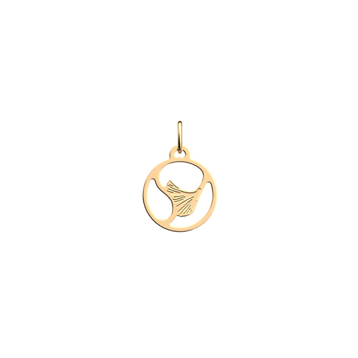 Pendentif Les Gerorgettes Flamenco doré 16mm