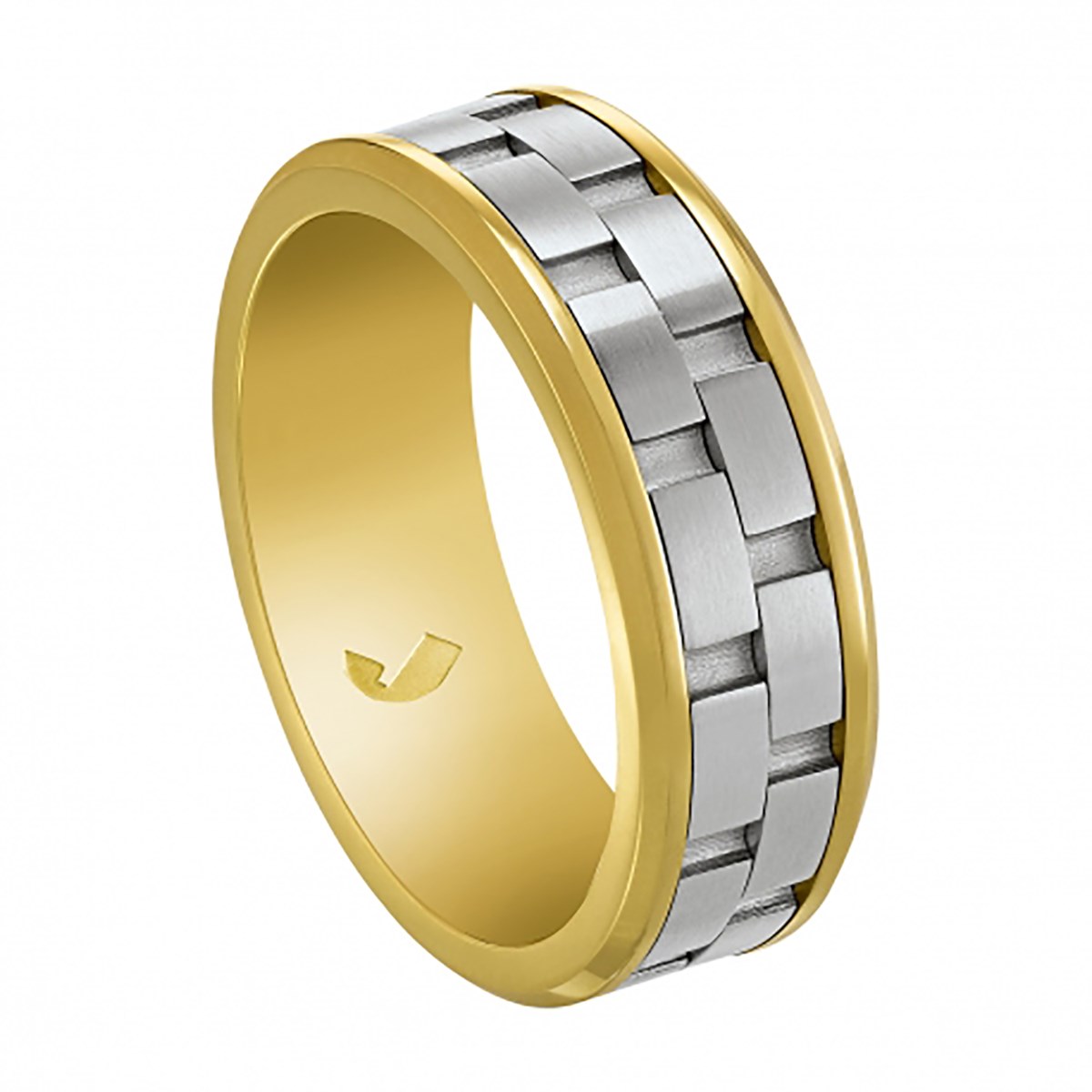 Bague homme Jourdan cier bicolore Oahu - vue 3