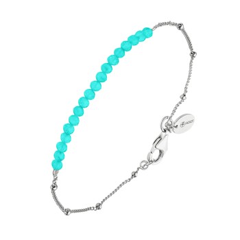 Bracelet Chaîne Argent Avec Pierres Amazonite