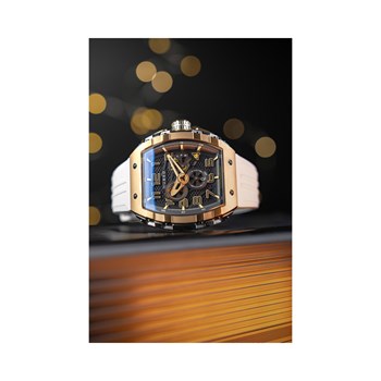 Montre homme - Mouvement japonais meca-quartz chronographe