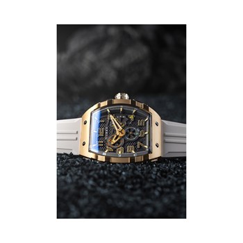 Montre homme - Mouvement japonais meca-quartz chronographe