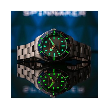 Spence 300 Automatic - GUN METAL - Montre homme - Mouvement japonais automatique 3 aiguilles