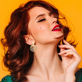 SC Bohème earrings with sparkling crystals